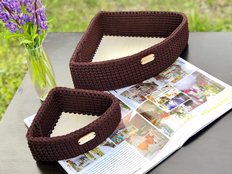 Storage triangle Basket for corner shelf Corner shelf basket Etsy