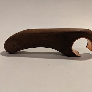 Wooden bottle opener