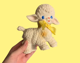 Kitsch Baby Lamb Plastic Figure