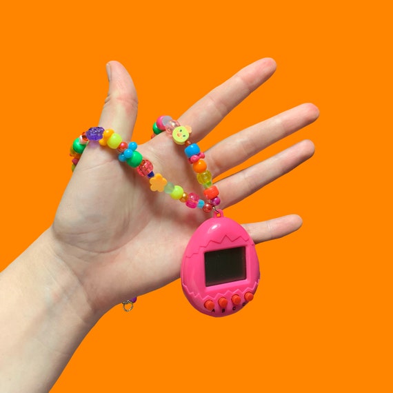 Pixel Pet Tamagotchi Bead Necklace - Etsy