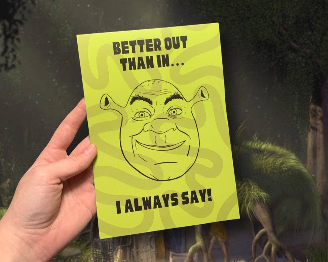 Shrek Quote Art Print Etsy