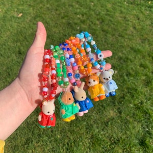 Raincoat Babies Bead Necklace