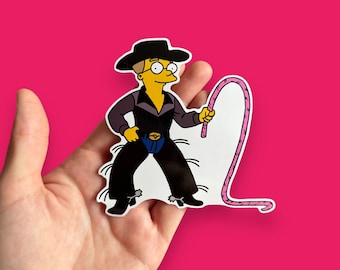 WHIP IT Smithers vinyl sticker