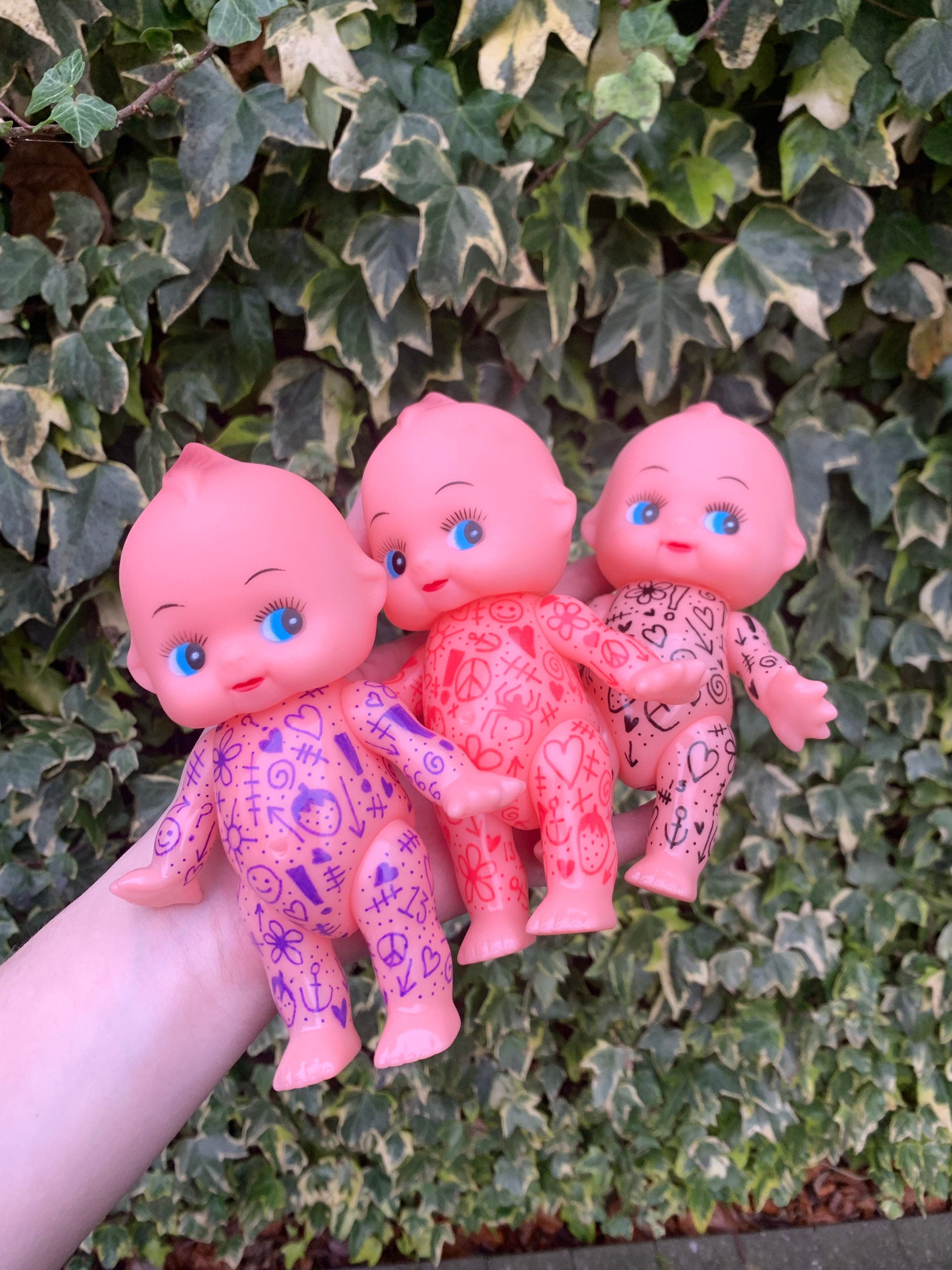 Tattooed Kewpie Doll - Etsy 日本
