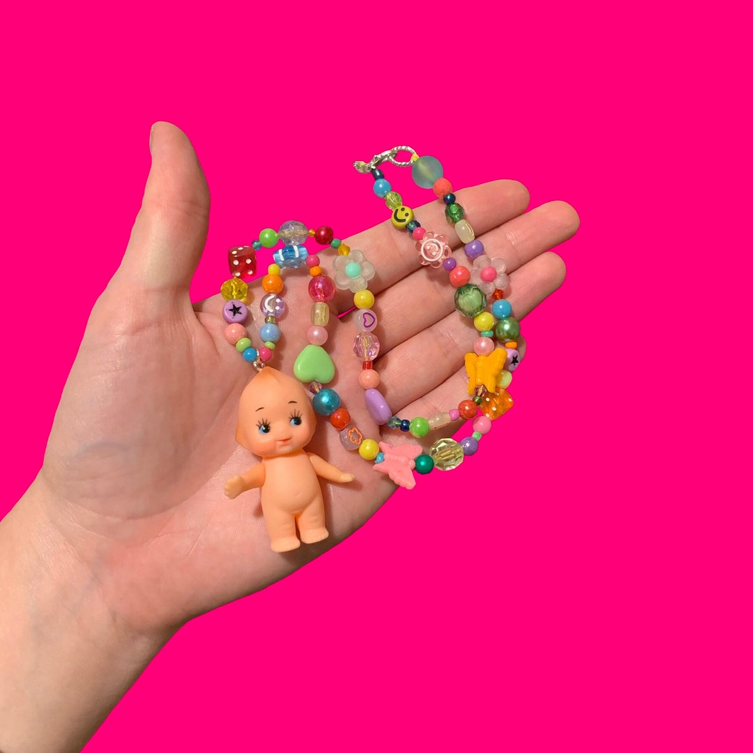 Kewpie Baby Bead Necklace Etsy