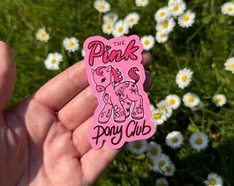 Pink Pony vinyl sticker