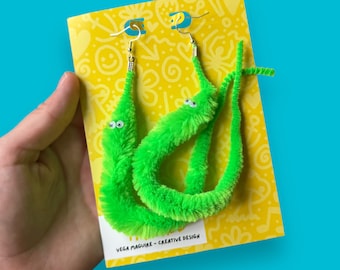 Wormy Novelty Earrings
