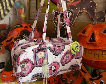 Handmade Spooky Peanuts Bowler Bag