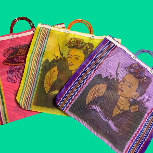 Frida Kahlo Mexican Shopping Bag