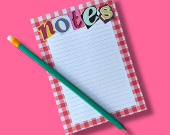 Scrapbook style notepad