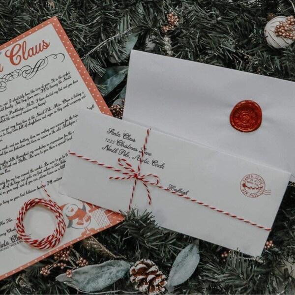 Personalized Letter from Santa, Custom Santa Letter, Santa Claus Letter, Official Santa Father Letter, Christmas Letter Gift for Kids