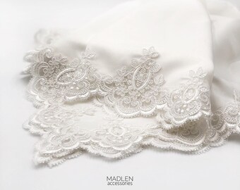 Bridal Mantilla, Wedding Veil, Bridal Veil, Single Layer Veil