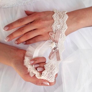 Wedding Garter, Bridal Garter, Lace Garter, Ivory Wedding Garter, Wedding Garter, Wedding Garter, Lace Bridal Accessories