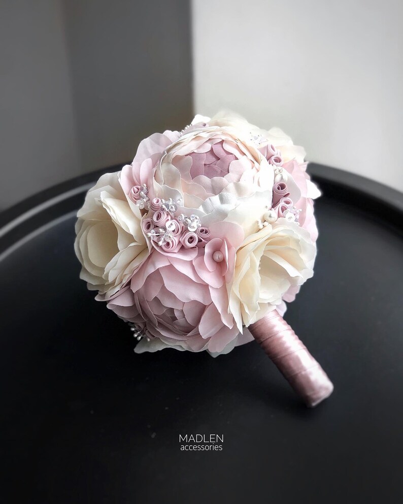 Wedding Floral Bouquet Bridal Bouquet Flower Girl Wedding Etsy