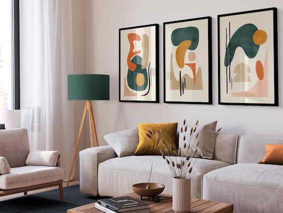 Living room wall decor ideas modern discount