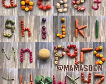 Vegetable Alphabet
