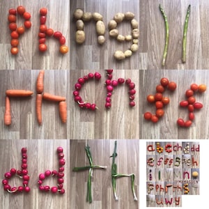 Vegetable Alphabet - Welsh Top-Up pack