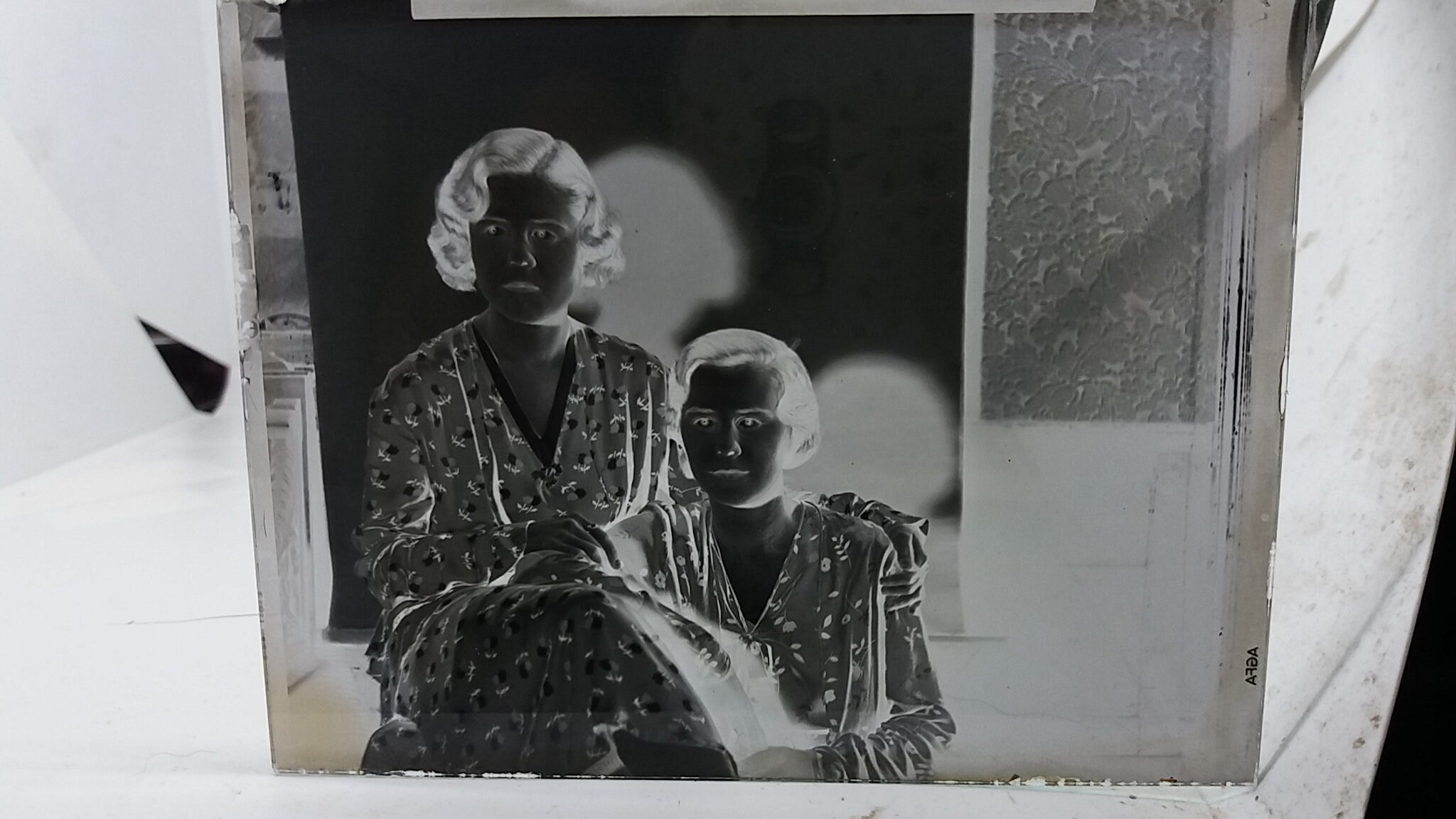 Rare Antique Glass Negative Plate Photo Couple of Victorian Etsy