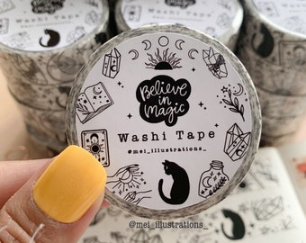 Magisches Washi Tape, 150 mm x 10 m Washi Tape, Hexen Washi Tape, Washi Tape, Hexen Washi Tape, Witchy Washi Tape, Original Design Washi Tape