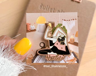ORIGINAL DESIGN, Yogist pin, Yoga enamel pin, Yogist enamel pin, Yoga babe enamel pin, Quote enamel pin, Quote pin, Yogist pin