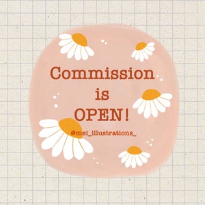 Comisión abierta, Comisión, Arte por encargo, Arte personalizado, Arte personalizado, Regalo personalizado, Regalo para mamá, Regalo para ella, Comisión digital