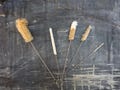 Set of 5 Sisal Bottle Brushes | All Purpose Sisal Vegan Bottle Brush |  Baby Bottle Straw Brush Water Bottle | Zero Waste Gift | Plantish