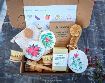 Set of 3 Botanical Bliss Pop up Sponge | Reusable Kitchen sponge | Zero waste sponge | Eco-friendly sponge | Dish Scrubber, Cellulose Sponge