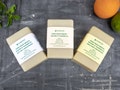 Solid Dish Soap (new design) | Dishwashing Soap Bar/Brick| Bamboo Soap Dish | Zero Waste Kitchen Set | Plantish