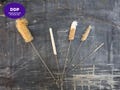 Vegan Sisal Bottle Brush Set of 5 | All Purpose Cleaner for Baby Bottles, Straws & Water Bottles | Zero Waste Eco Friendly Gift| Plantish