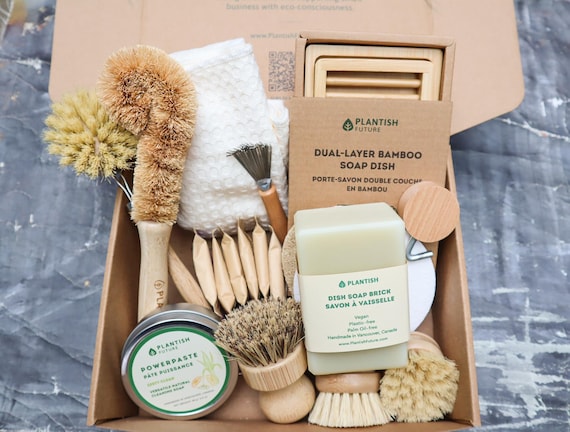 Zero Waste Cleaning Set | Natural Dishwashing Soap Bar | Organic
