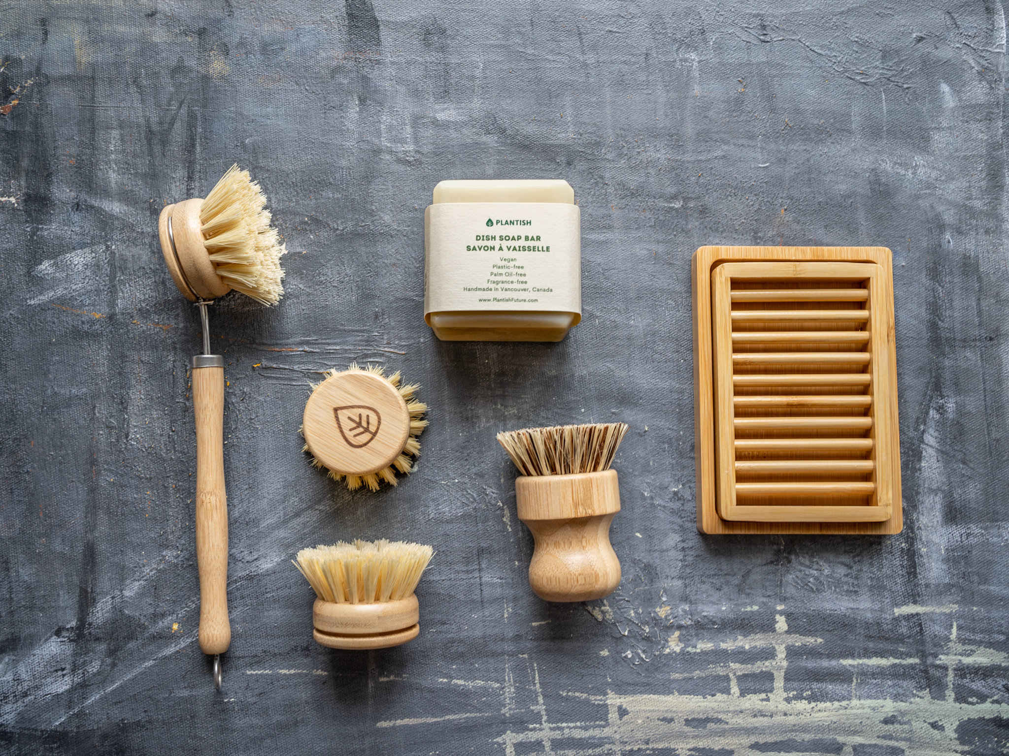 Zero Waste Cleaning Set | Natural Dishwashing Soap Bar | Organic