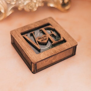 Wedding Ring Box From WeddingByEli, Engagement Ring Box, Ring Bearer Box, Wooden Ring Box, Personalized Box, Rustic Ring Box