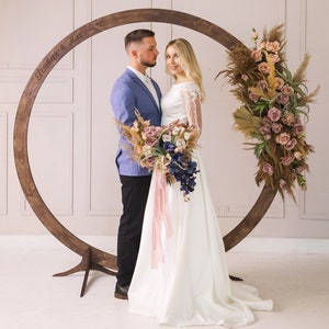 Custom Rustic Outdoor Wedding Arch, Eco-Friendly Wooden Wedding Decor, Boho Wedding Arch, Garden Wedding Backdrop, Wedding Arch for Flowers