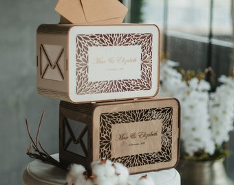 Wooden Envelope Box, Wedding Card Box, Custom Wedding Gifts, Card Box for Wedding, Keepsake Box, Wedding Decor, Wedding Card Holder