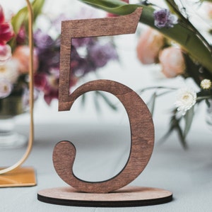 Wedding Table Numbers from WeddingByEli - Rustic Wedding Decor - Wedding Table Decor