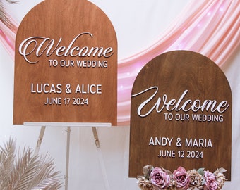 Welcome to our Wedding Sign Reception, Baby Bridal Shower Engagement Party Sign Wooden Decor, Rustic Wedding Decorations