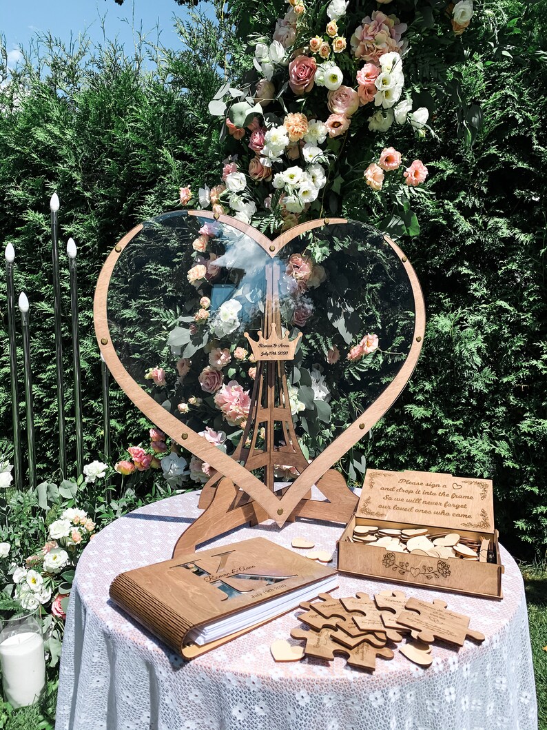 Wedding Guest Book Set from WeddingByEli Wedding Decor Etsy