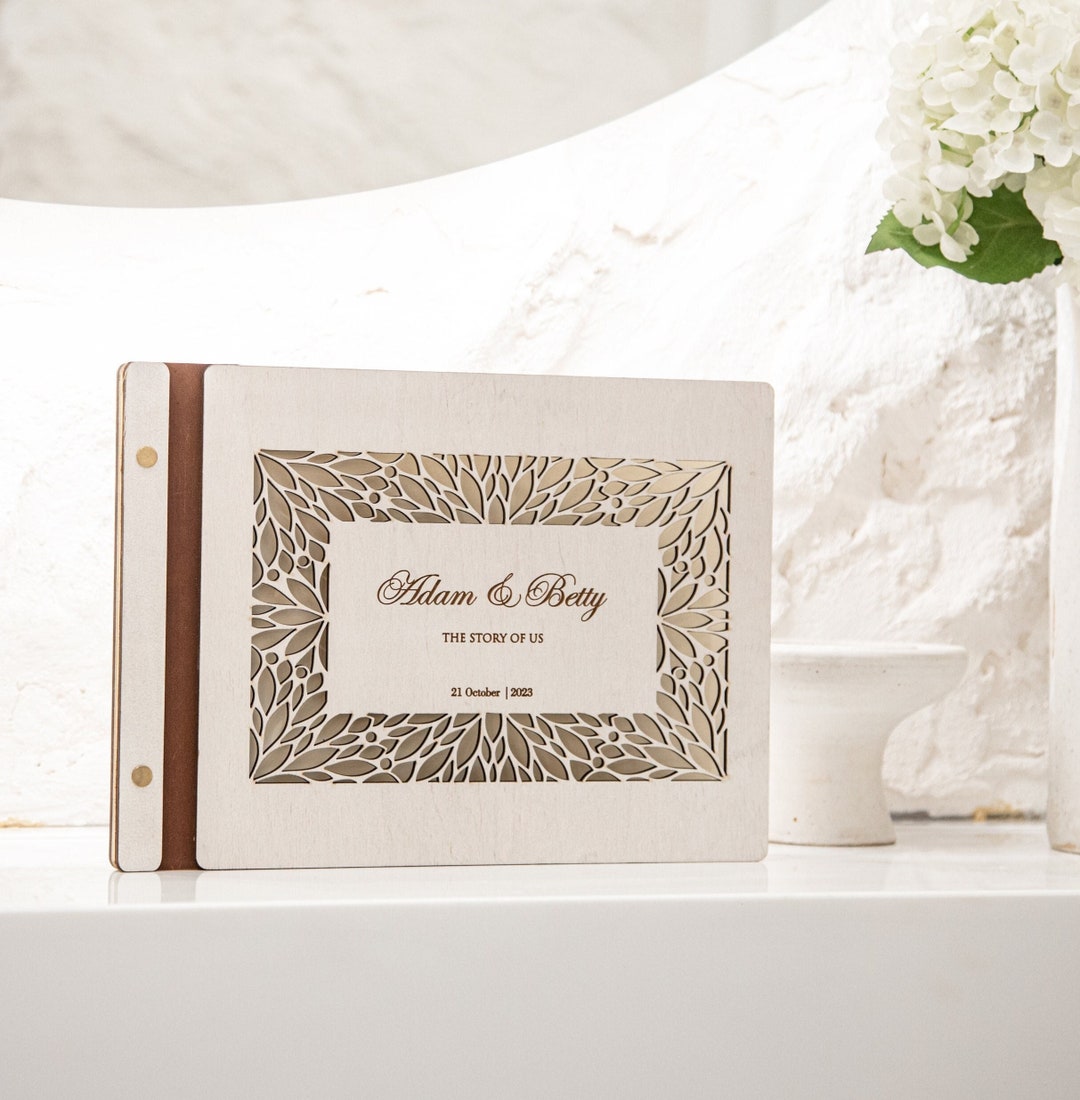 Personalized Wedding Photo Album, Wedding Guest Book Alternative