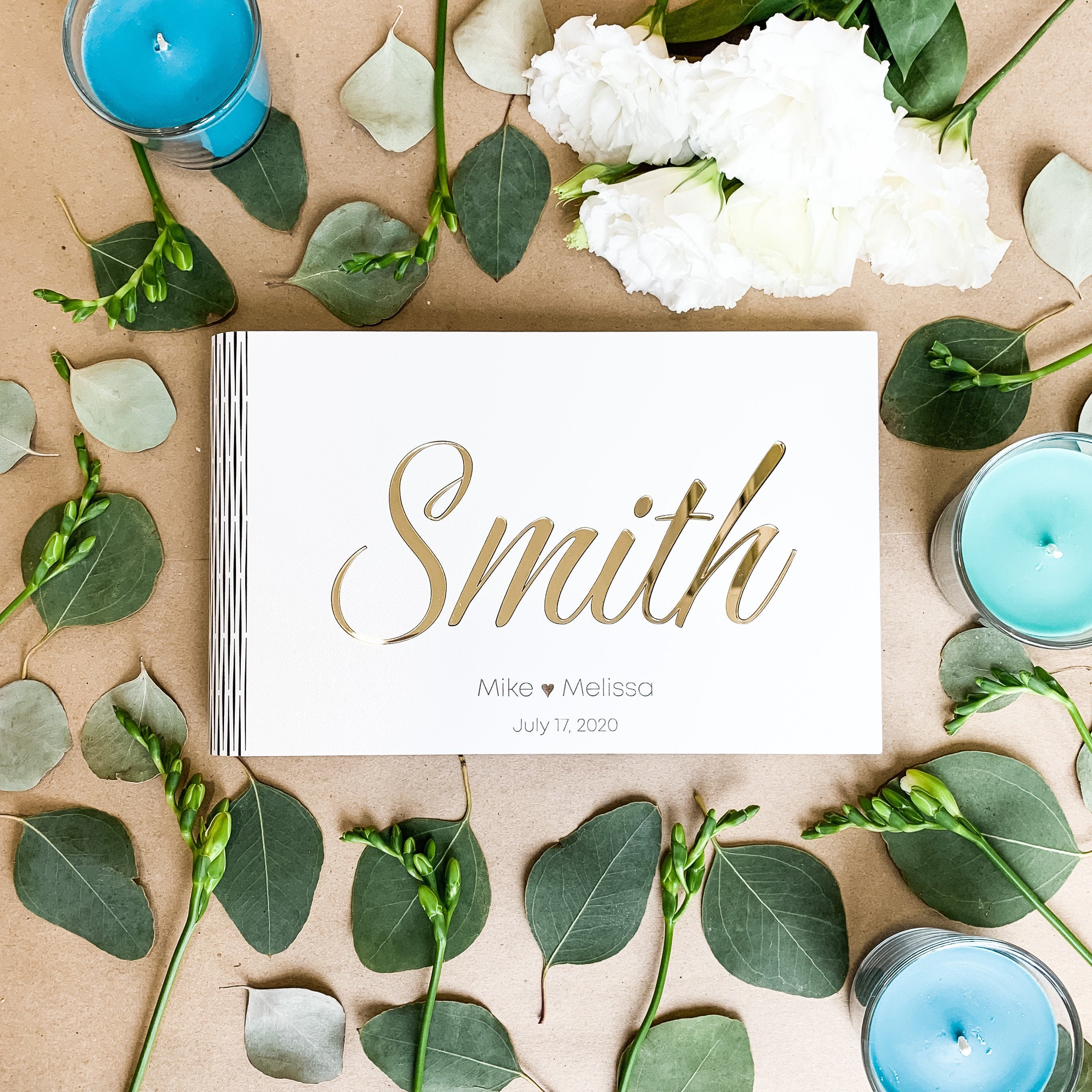 Personalized Wedding Guest Book Etsy