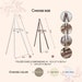 Floor Portable Easel Stand for Rustic Boho Wedding Decor by ...