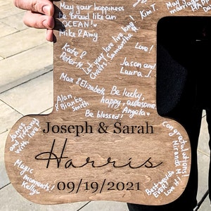 Personalized Wedding Guest Book Alternative from WeddingByEli, Wedding Decor, Guest Book Sign, GuestBook, Wedding Decor