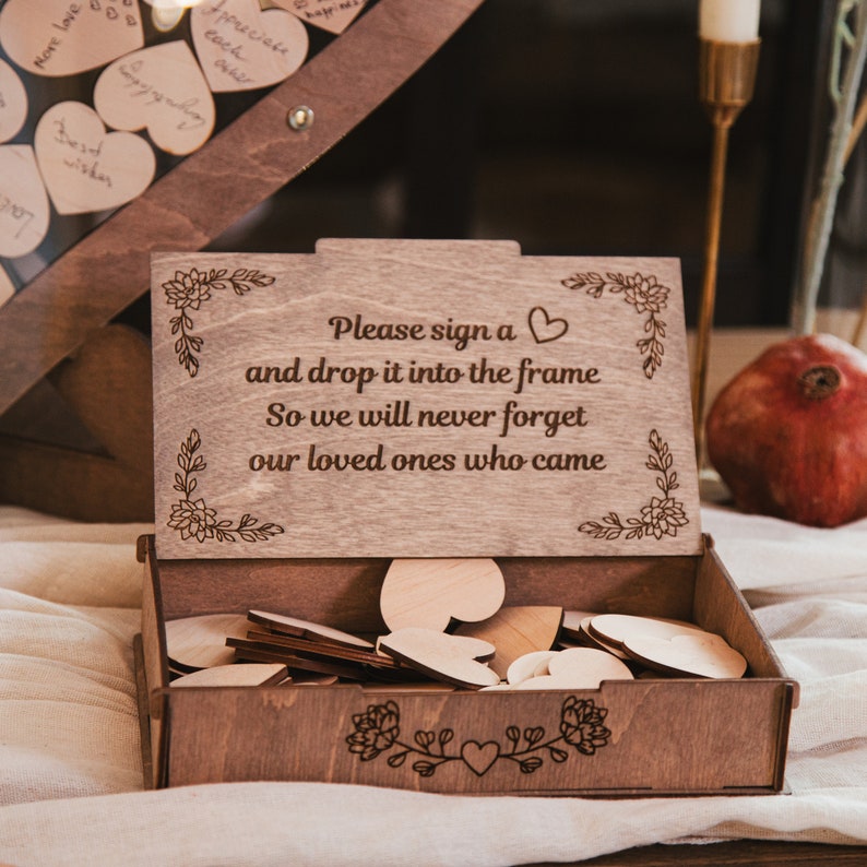 Wedding Guest Book Alternative Names and Heart Guestbook Love image 9