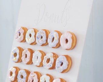 Donut Wall Stand Wedding, Donut Display, Desert Wall Board, Wedding Party Decor Baby Bridal Shower Decorations Treat Yourself Birthday Decor