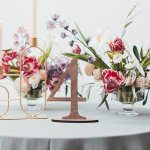 Wedding Table Numbers from WeddingByEli - Rustic Wedding Decor - Wedding Table Decor