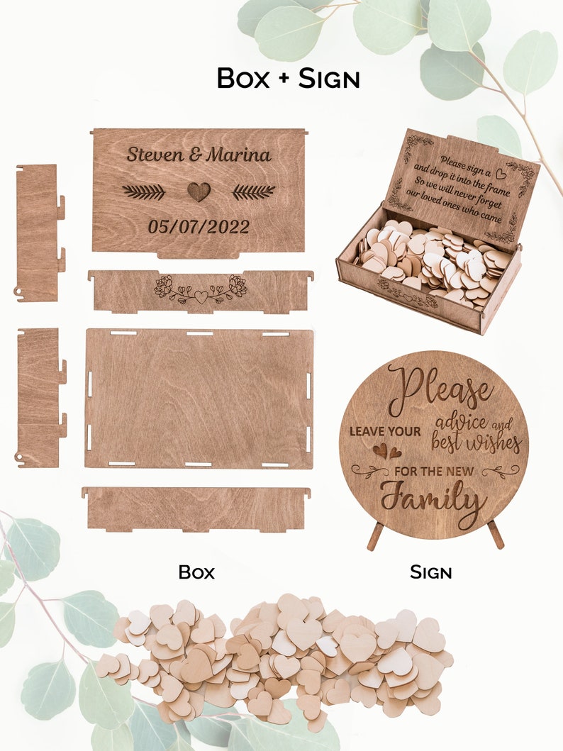 Wedding Guest Book Set From Weddingbyeli Wedding Decor Etsy