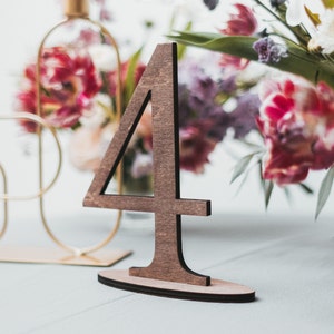 Wedding Table Numbers from WeddingByEli - Rustic Wedding Decor - Wedding Table Decor