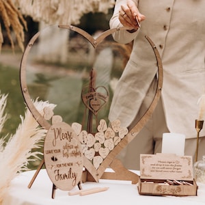 Wedding Guest Book Alternative, Unique Rustic Wedding Guestbook, Reception Decor, Bridal Shower Gift, Wedding Keepsake