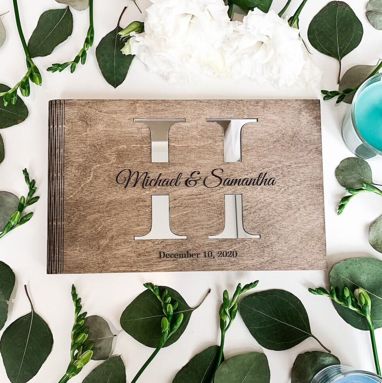 Wedding Guest Book Set From Weddingbyeli Wedding Decor Etsy