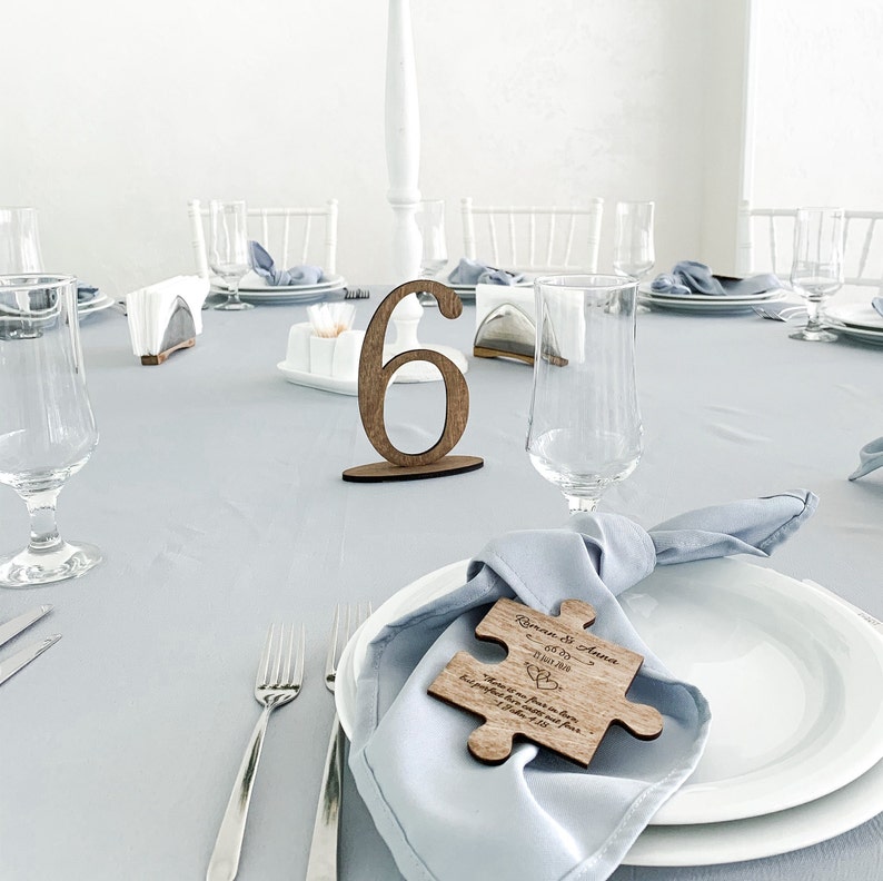 Wedding Table Numbers from WeddingByEli - Rustic Wedding Decor - Wedding Table Decor