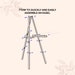 Floor Portable Easel Stand for Rustic Boho Wedding Decor by ...